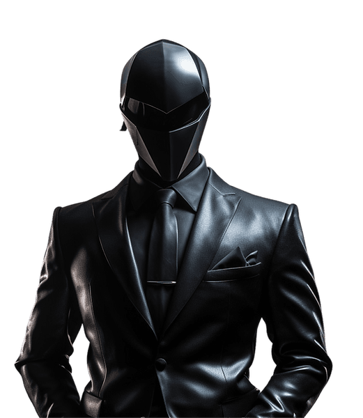 A robot in a suit symbolizing modernity and innovation