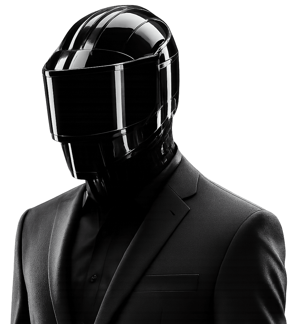 A robot in a suit symbolizing modernity and innovation